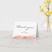 バラ金ゴールドブラッシュストロークバルミツワーサンキューカード カード (黄色い花)