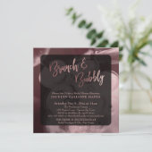 バラ金ゴールドブランチ&バブリーシャンパンフォト 招待状 (スタンド正面)