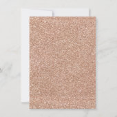 バラ金ゴールドブルグンドフローラブルンチブライダルシャワー 招待状 (裏面)