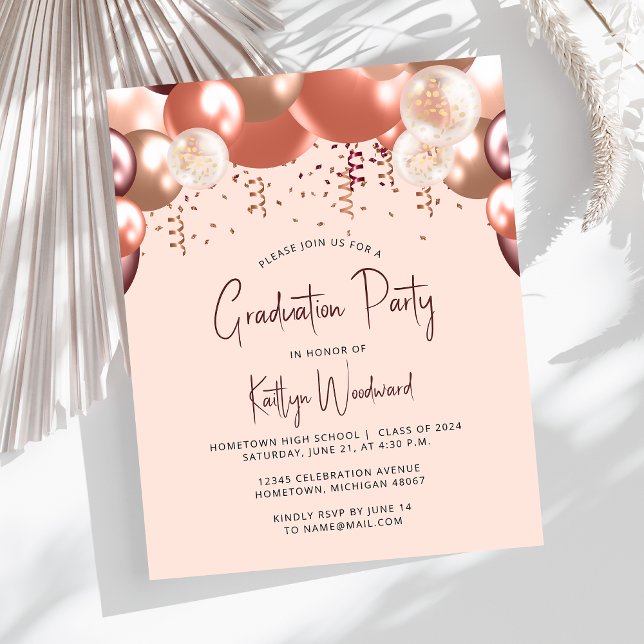 バラ金ゴールドブルゴーニュバルーン卒業パーティー (クリエイターアップロード済み)