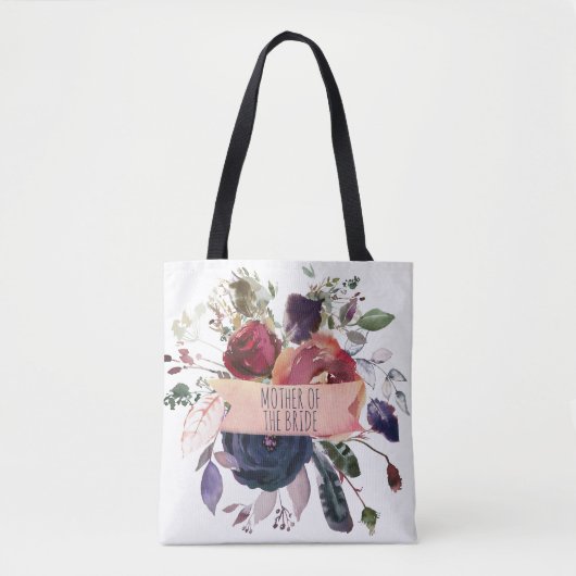 バラ金ゴールドブルゴーニュ海軍フローラ母の花嫁 トートバッグ (正面)
