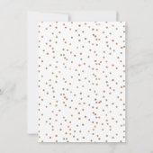 バラ金ゴールドブルンチバブリーボホバラブライダルシャワー 招待状 (裏面)