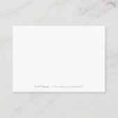 バラ金ゴールドブルーグリーンリー幾何学図書リクエスト エンクロージャーカード (裏面)