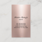 バラ金ゴールドブルームクリーニングサービス保ハウスズ  名刺 (裏面)