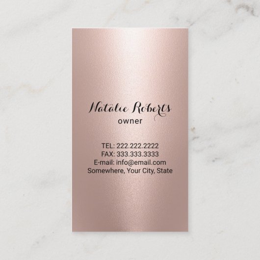 バラ金ゴールドブルームクリーニングサービス保ハウスズ  名刺 (裏面)