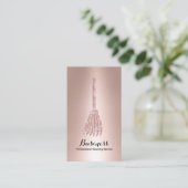 バラ金ゴールドブルームクリーニングサービス保ハウスズ  名刺 (スタンド正面)