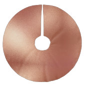 バラ金ゴールドブロンズクリスマス ブラッシュドポリエステルツリースカート (正面)