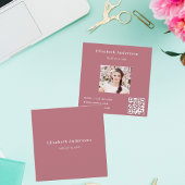 バラ金ゴールドプロフィール写真qrコードFacebook スクエア名刺