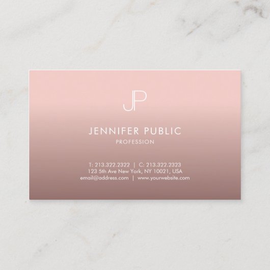 バラ金ゴールドプロフェッショナルモモダンノグラエレガントム 名刺 (裏面)