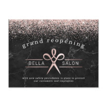 バラ金ゴールドヘアサロングランドリオープニングコビデセーフティ