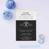 バラ金ゴールドヘアサロングランドリオープンコビッドセーフティ チラシ (シングル)