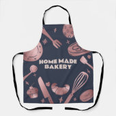 バラ金ゴールドベーキング器具ベーカリー エプロン (正面)