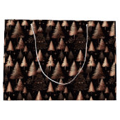 バラ金ゴールドホリデーメタリックツリーズ ラージペーパーバッグ (裏面)