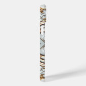 バラ金ゴールドホワイトマーブルラグジュアリーグラム Case-Mate iPhoneケース (裏面 / 右)