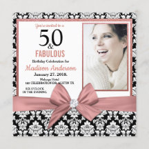 バラ金ゴールドボウブラックダマスク50誕生日写真