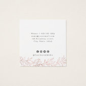 バラ金ゴールドボタニカルロカスタムゴのイヤリングディスプレイ (裏面)