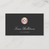 バラ金ゴールドボタン |仕入れ直しSeamstress 名刺 (正面)