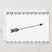 バラ金ゴールドボホエスニックワイルドワンガール1st誕生日 招待状 (裏面)