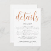 バラ金ゴールドボホ結婚の詳細情報カード エンクロージャーカード (正面/裏面)