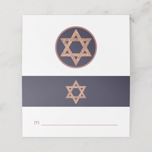 バラ金ゴールドマゲンデイビッドアニー大事な行事プリムパーティー プレイスカード (外部開封)