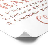 バラ金ゴールドママ – osaバーサインベビーシャワー ポスター (角)