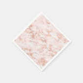 バラ金ゴールドマルブエレガントル結婚ズ スタンダードカクテルナプキン (角)