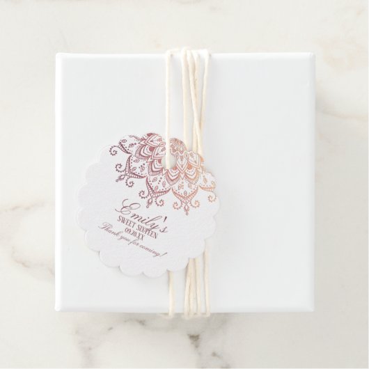 バラ金ゴールドマンダラスウィート16サンキューユー フェイバータグ (インサイチュ)