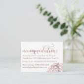 バラ金ゴールドマンダラホワイト宿泊施設インサートカード エンクロージャーカード (スタンド正面)