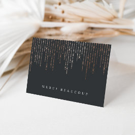 バラ金ゴールドマーキーありがとうノートカード