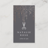 バラ金ゴールドマーキーヘアスタイリスト 名刺 (正面)