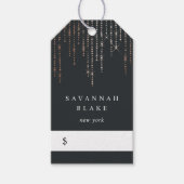 バラ金ゴールドマーキー価格ラベル ギフトタグ (正面)