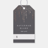 バラ金ゴールドマーキー価格ラベル ギフトタグ (正面)