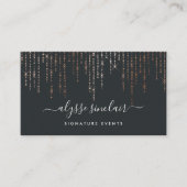 バラ金ゴールドマーキー署名 名刺 (正面)