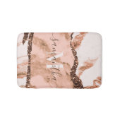 バラ金ゴールドマーブルアンドグリッター バスマット (正面)