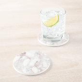 バラ金ゴールドマーブルエレガントトレンディーテンプレート コースター (側面)