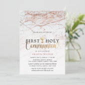 バラ金ゴールドマーブルガールファーストホリーコミュニオン 招待状 (スタンド正面)