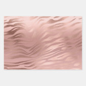 バラ金ゴールドマーブルグリジーグリッター結婚ズ ラッピングペーパーシート (正面3)