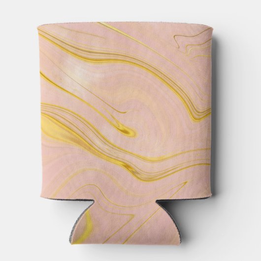 バラ金ゴールドマーブルグリッターブライダルシャワー 缶クーラー (裏面)