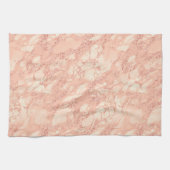 バラ金ゴールドマーブルグリッター3 キッチンタオル (横)