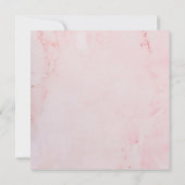 バラ金ゴールドマーブルグリーン結婚リーズ 招待状 (裏面)