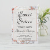 バラ金ゴールドマーブルスウィート16バースデーパーティー 招待状 (スタンド正面)