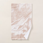 バラ金ゴールドマーブルタオルセット バスタオルセット (ハンドタオル)