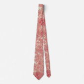 バラ金ゴールドマーブルテクスチャ ネクタイ (正面)