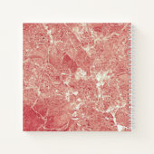 バラ金ゴールドマーブルテクスチャ ノートブック (裏面)