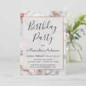 バラ金ゴールドマーブルニーエイジバースデーパーティー 招待状 (スタンド正面)