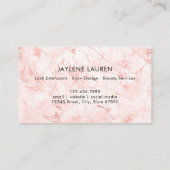 バラ金ゴールドマーブルバタフライロイヤリティカード 名刺 (裏面)