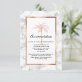 バラ金ゴールドマーブルパームツリ結婚ーの宿泊 エンクロージャーカード (スタンド正面)