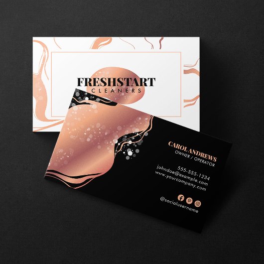 バラ金ゴールドマーブルホームクリーニングメイドサービス 名刺