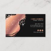 バラ金ゴールドマーブルホームクリーニングメイドサービス 名刺 (正面)