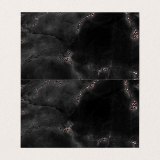 バラ金ゴールドマーブルメイクアップアーティスト美容師カスタム 名刺 (内部フラット)